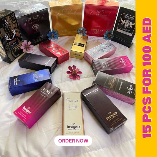 Clearance Sale!! Assorted 15 perfumes Bundle pack for AED 100