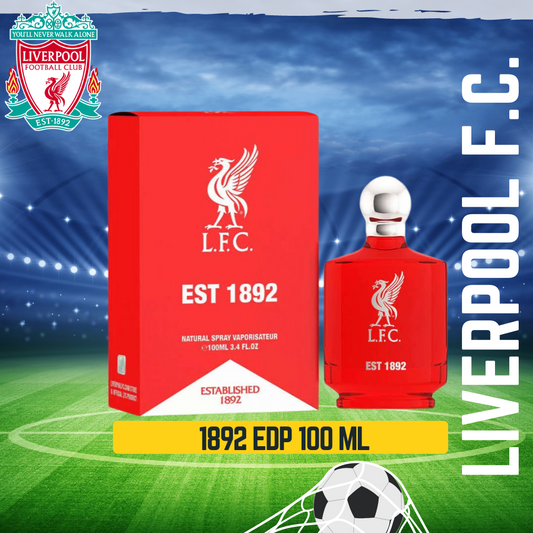 Liverpool FC EST 1892 Eau De Parfum for Men, 100ml