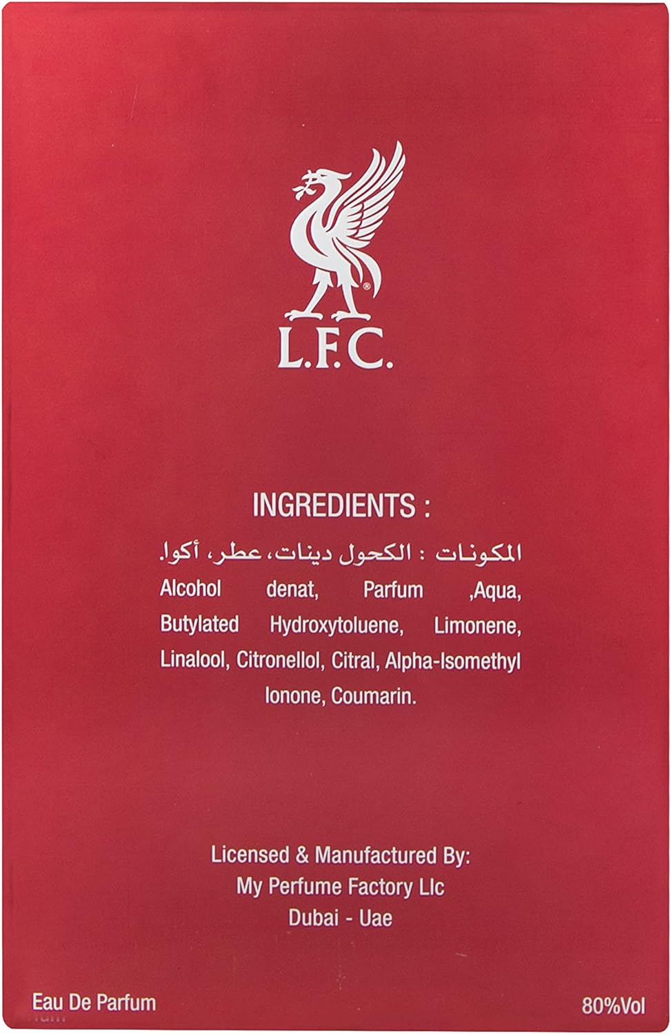 Liverpool FC EST 1892 Eau De Parfum for Men, 100ml